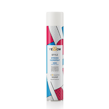 Cargar imagen en el visor de la galería, Yellow Style Strong Hairspray 500ml laca de fijación fuerte para un peinado duradero con brillo natural sin residuos
