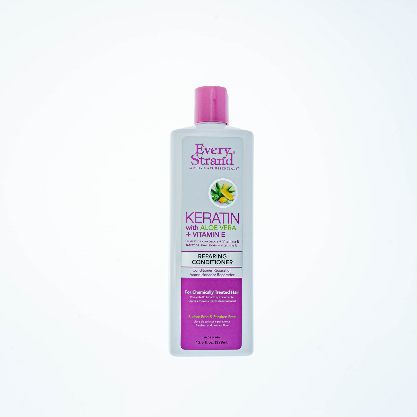 Acondicionador Reparador de Keratina y Aloe Vera Vit E 399ml