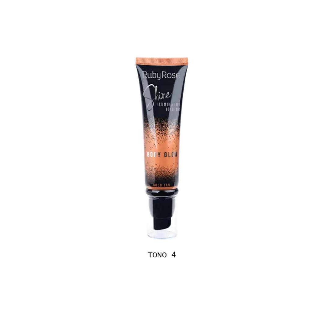 Iluminador Líquido Corporal y Facial Body Glow Rr 04-Gold Tan Hb-8110 62ml
