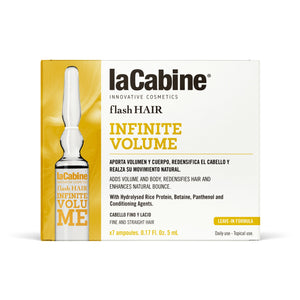 Caja de Ampolletas Capilares Flash Hair Infinite Volume 7 X  5ml