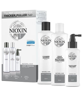 Sistema #1 Kit de 3 Pasos Anticaída Moderada - Cabello Natural 300ml 3pzas