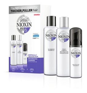 Sistema #6 Kit de 3 Pasos Anticaída Excesiva - Antifrizz 150ml 3pzas