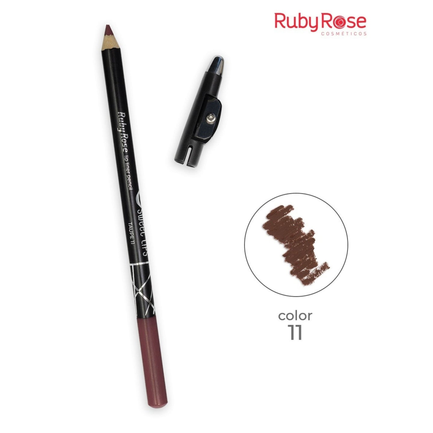 Lápiz Labial Rubu Rose Sweet Lips 011-Taupe Hb-095