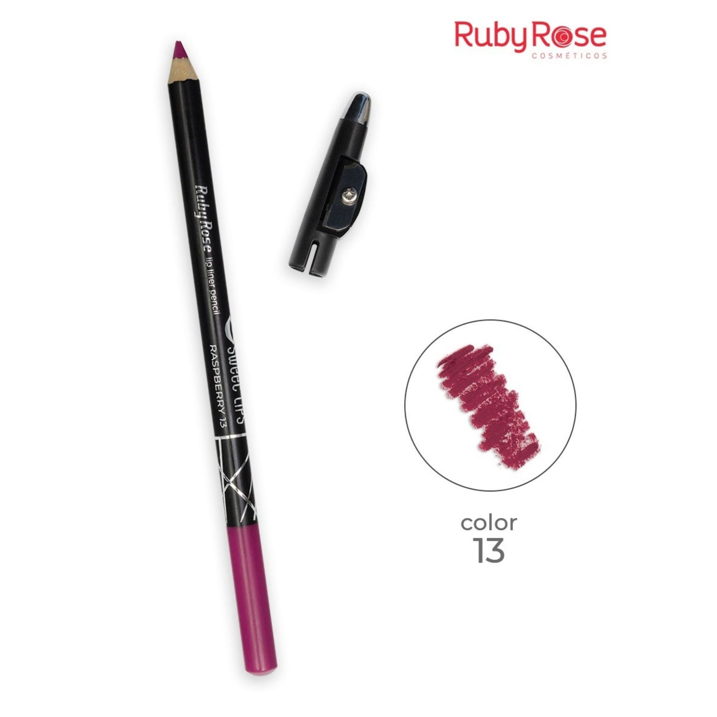 Lápiz Labial Rubu Rose Sweet Lips 013-Raspberry Hb-095
