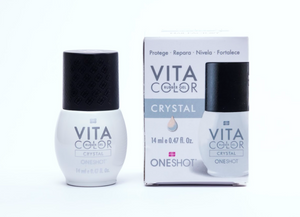 Vita Color Cristal Rubber Gel Adicionado con Vitaminas y Calcio One Shot 14ml