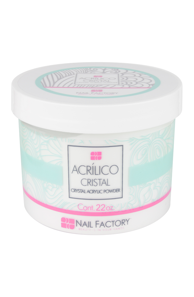 Polvo Acrílico para Construcción de Uñas Cristal 620g