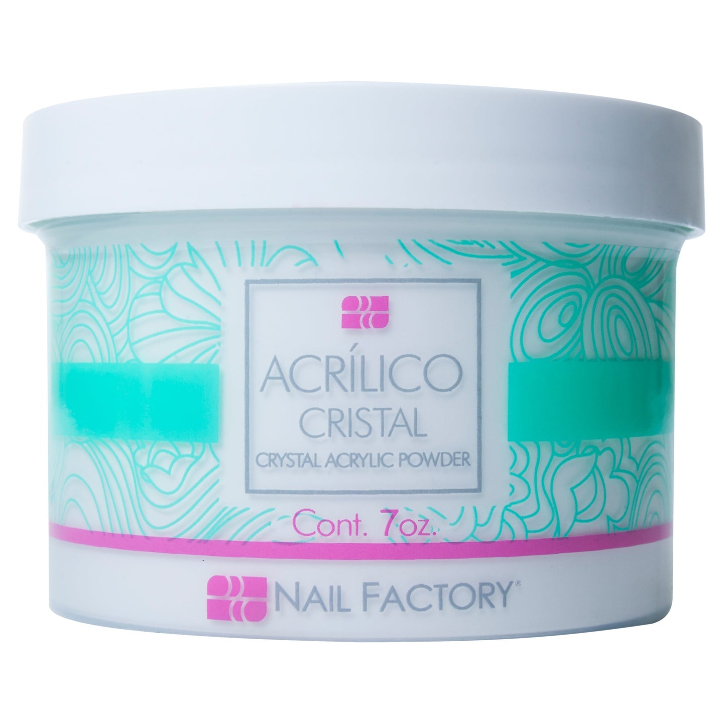 Polvo Acrílico para Construcción de Uñas Cristal 198g