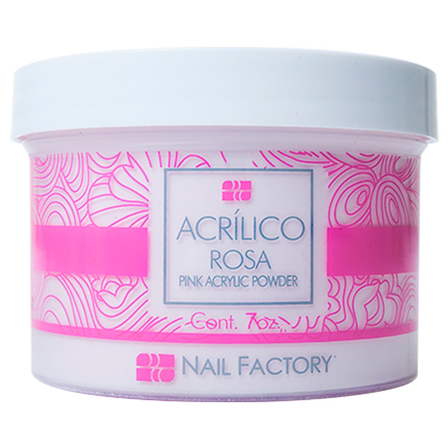 Polvo Acrílico para Construcción de Uñas Pink 198g