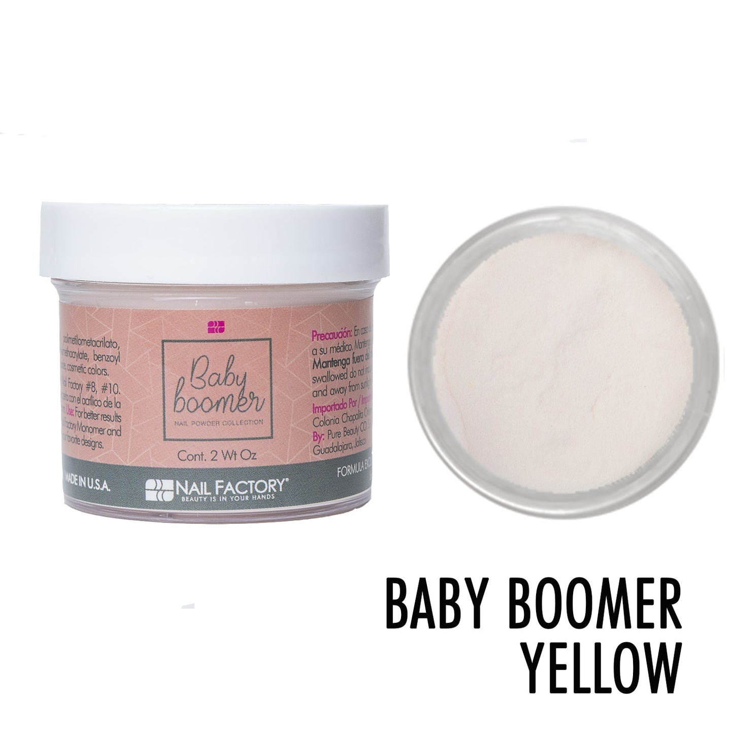 Polvo Acrílico Baby Boomer Yellow 207g