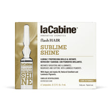 Cargar imagen en el visor de la galería, Caja de Ampolletas Capilares Flash Hair Sublime Shine 7 X  5ml
