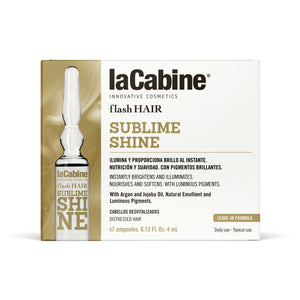 Caja de Ampolletas Capilares Flash Hair Sublime Shine 7 X  5ml