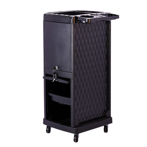 Mesa Auxiliar Negro Con Llave LETMEX, mesa, mesa auxiliar