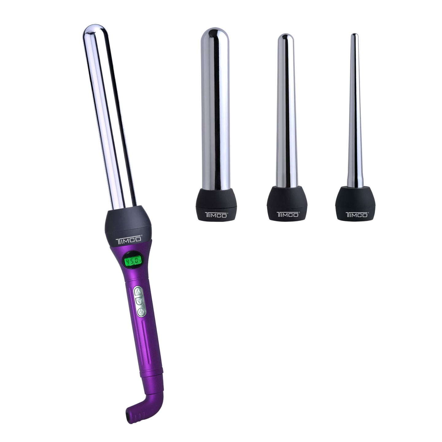 Ferro Profesional De Tres Puntas Intercambiables De Titanium