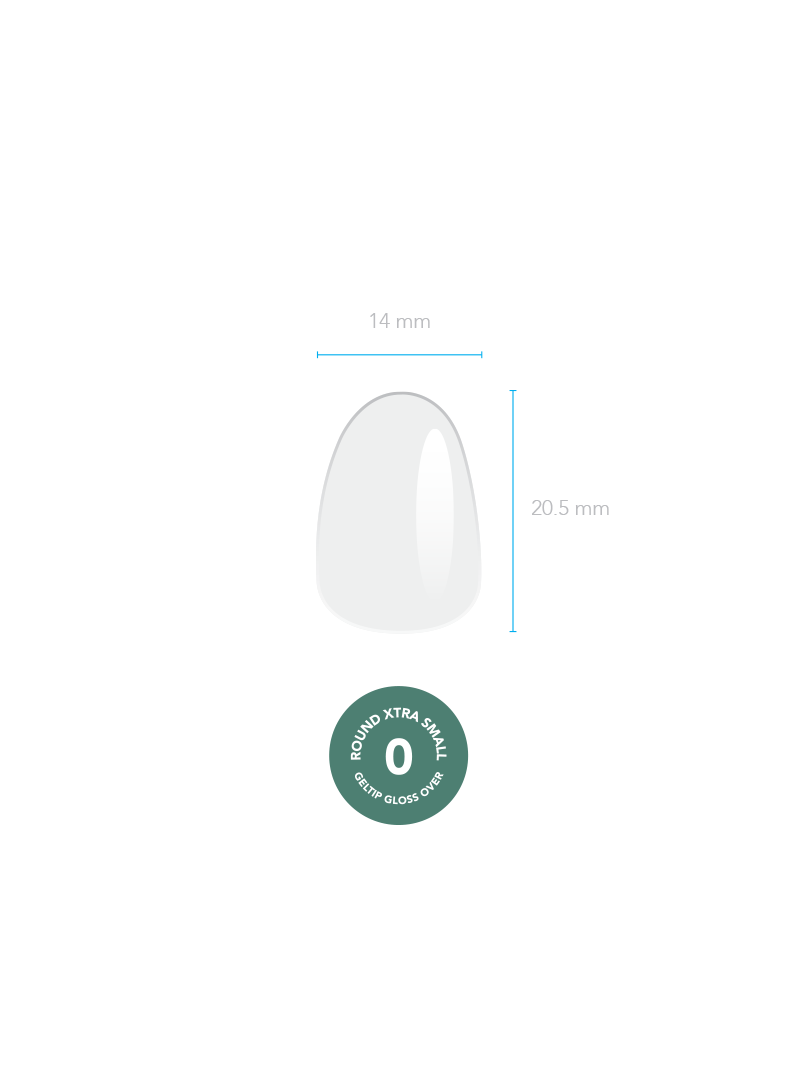 Geltip Round Repuesto: Extra Small