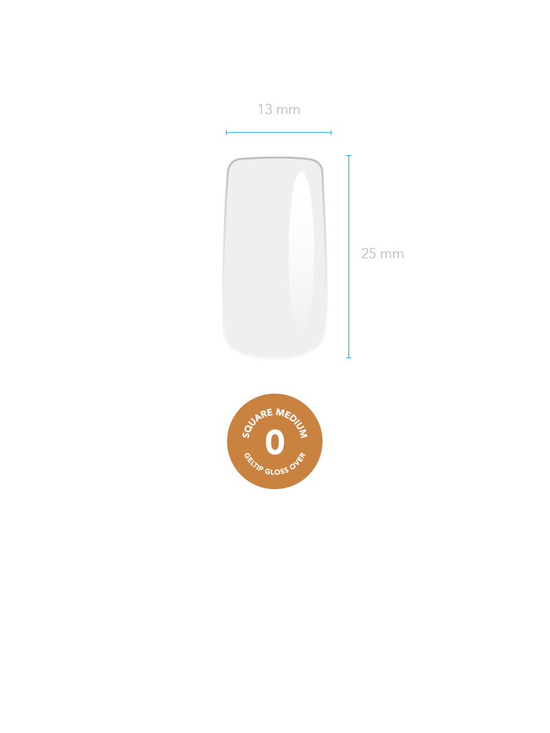 Geltip Square Repuesto: Medium