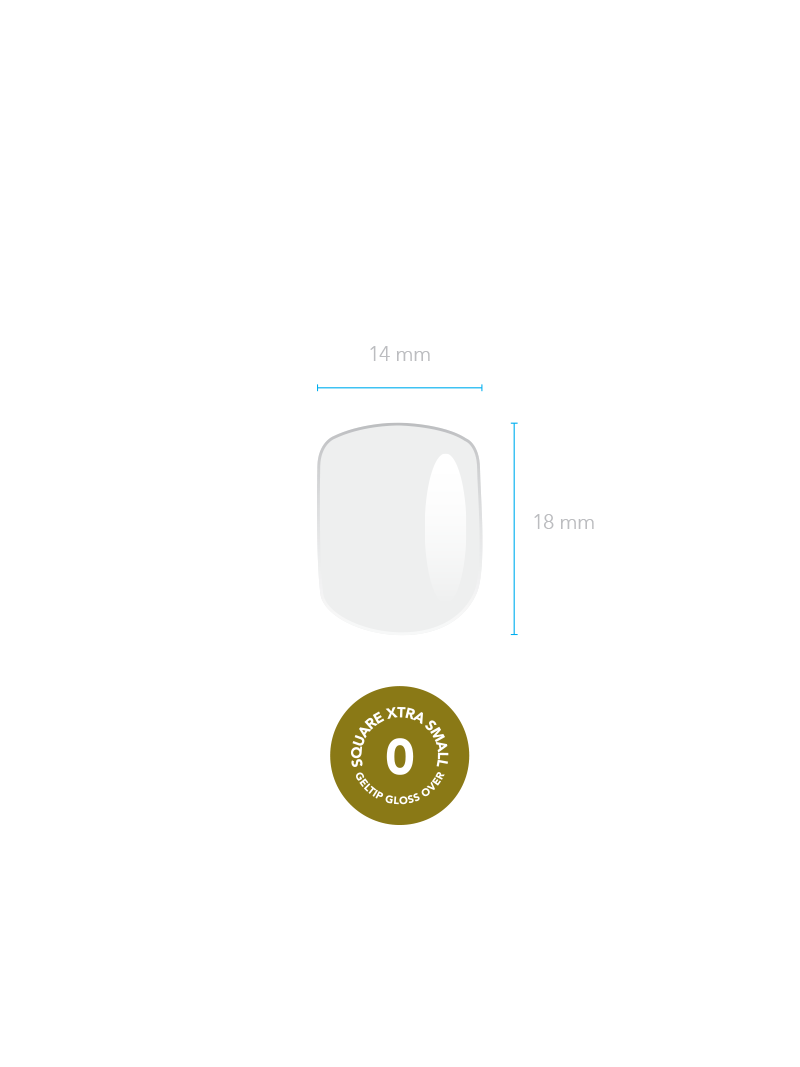 Geltip Square Repuesto: Extra Small